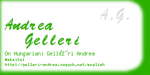 andrea gelleri business card